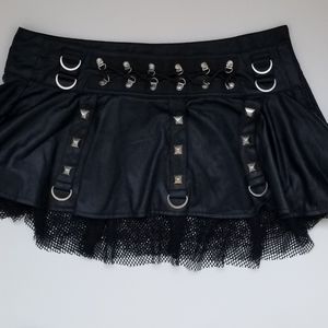 Gothic style mini skirt, Small